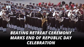 Beating Retreat Ceremony 2018 at Vijay Chowk, Delhi