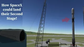 How SpaceX could land the second stage [KSP]