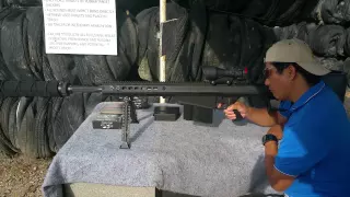 BARRETT 50 BMG  with Suppressor & Trijicon Scope