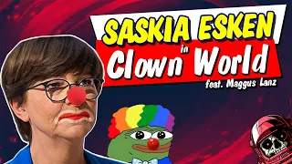 Saskia Esken in Clown World - Wie weicht man Fragen aus