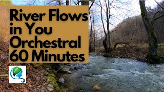 River Flows in You Orchestral 60 Minutes | Water Sounds, Nature Sounds