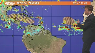 Monday 5am Tropical Update: NHC tracking three areas for development