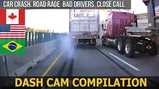 Dash Cam Compilation (USA, Canada, Brazil) Car Crashes in America 2017 - 2018 # 17