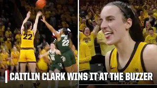 CAITLIN CLARK GAME-WINNING BUZZER BEATER FOR IOWA 🚨