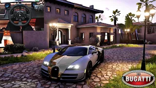 Forza Horizon 5 - Bugatti Veyron Super Sport | Steering wheel gameplay