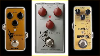 Wampler TUMNUS Vs J.Rockett ARCHER Vs Nux HORSEMAN