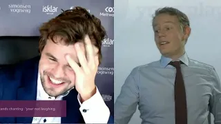 Gustafsson Reacts to Perfect Play by the Player But in Fact It is Magnus Carlsen