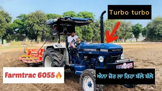 Farmtrac 6055 Turbo Power 💥|| Modifications/Modified || farmtrac new model 2022