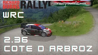 Richard Burns Rally / Cote D Arbroz / 2.36 / WRC Yaris / 1440p test