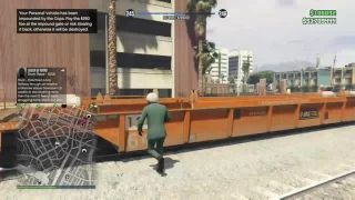 Grand Theft Auto V Train Hopping