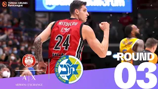 Milan undefeated after dumping Maccabi! | Round 3, Highlights | Turkish Airlines EuroLeague