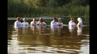 Святе Водне Хрещення 27.08.17., р.Удай, Церква ХВЄ, м.Пирятин