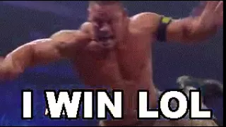 WWE John Cena Wins LOL