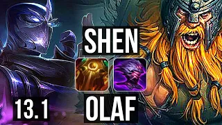 SHEN vs OLAF (TOP) | 3.7M mastery, 6/1/10, 900+ games | KR Master | 13.1