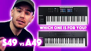 Komplete Kontrol S49 vs A49 Which One To Buy? (Detailed Comparison) [Native Instruments]