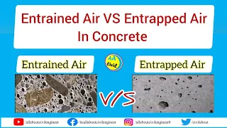 Difference Between Air Entrained Concrete and Air Entrapped Concrete | All About Civil Engineer