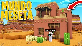 Sobrevivo en Minecraft pero en un Mundo de MESETA BALDÍA! 😱 ¿Sobreviviré?