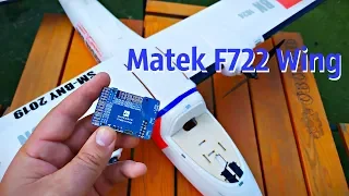 Установка  Matek F722-Wing на Sonicmodell Binary 1200mm, доработка самолета и подключение FPV.