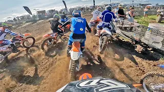 Crazy Battles on the 125! Hemonds MX @JDayOffroadRacing Pro 125 Moto 3 GoPro