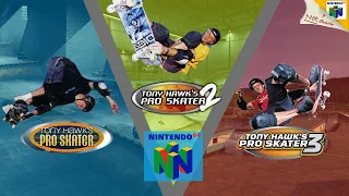 Why The Original Tony Hawk's Pro Skater Trilogy Is Worst On Nintendo 64