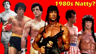 Stallone's 80's Physique Natty to Not Timeline / Breaking Down Rocky 1 through Rambo 3!