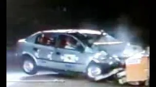 crash test accident opel astra