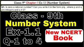 Class 9 Maths | Ex 1.1 Chapter 1 | Number System | CBSE NCERT | Exercise 1.1 | New Syllabus 2024-25