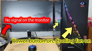 Fix computer turns on but no display on monitor