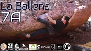 La Ballena 7A | Albarracín Boulder | Sector Techos