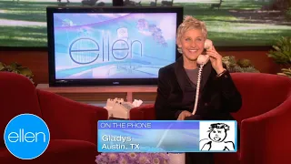 Gladys Phone Bombs Ellen