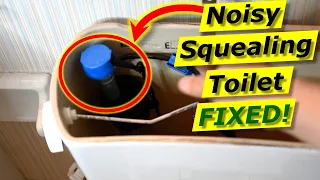 Noisy Squealing Toilet FIXED! High Pitch Sound Fill Valve