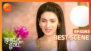 Qurbaan Hua - Best scene - Ep  - 263 - Rajveer Singh, Pratibha Ranta - Zee TV