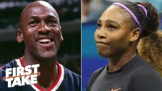 Michael Jordan outranks Serena as the most dominant athlete - Stephen A. | First Take