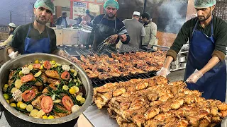 NEVER SEEN BEFORE Almond Chicken Recipe. HUGE Dum Pukht Prepared. Cooking Peshawar Food MURGH BADAMI