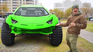 Put Giant Wheels on a Lamborghini