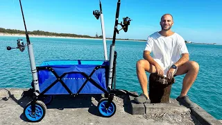 Surviving 18 Hours On A Pier With A Rod