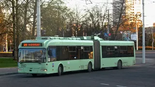 Троллейбус БКМ-333 борт. №5567 маршрут №41 в Минске (ПОЕЗДКА)