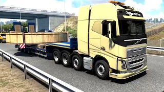 ETS 2 - 8x4 Volvo FH Transporting an Oversized Load from Lisbon