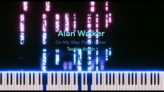 Alan Walker - On My Way - Piano Cover by Techie Anish #piano #music