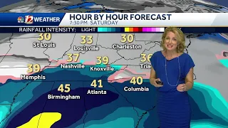 WATCH: Flurries Ending Tonight and Weekend Winter Storm Chances!