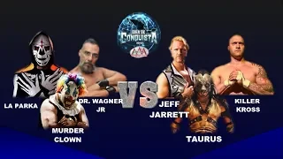 Dr. Wagner Jr, Murder Clown y La ParKa VS Killer Kross, Jeff Jarrett y Taurus | Monterrey
