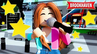 ¡24 HORAS SIENDO FAMOSA EN BROOKHAVEN! ✨ // ROBLOX