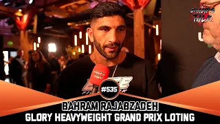 Bahram Rajabzadeh: I'm going to Knock him out! || Glory heavyweight Grand Prix loting