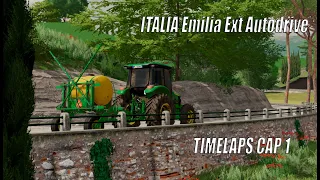 Timelaps | Creating Autodrive | ITALIA Emilia Ext | Cap1 | HD #Mapitalia #farmingsimulator22