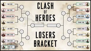 CLASH OF HEROES (Losers Bracket) - Total War: Three Kingdoms Mini Tournament - Part 3 of 3!
