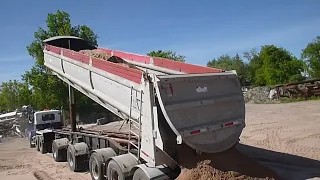 5 Axle Raglan Slide Dump Trailer