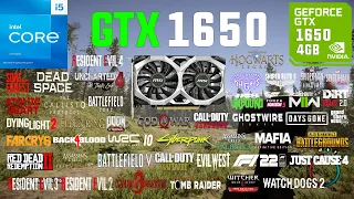 GTX 1650 Test in 50 Games in Early 2023