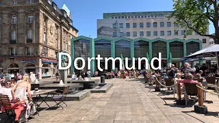 Walking in Dortmund, Germany - 4K