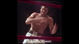 Muhammad Ali shadow boxing in the RING!!!