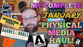 COMPLETE JANUARY PHYSICAL MEDIA HAUL - BARNES & NOBLE ARROW VIDEO SALE BLU-RAY & 4K PICKUPS & MORE!